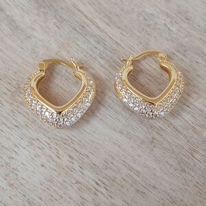COPY - COPY - 14k Gold Plated Zorion Hoop Earrings